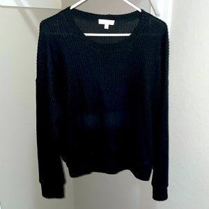 Basic black sweater